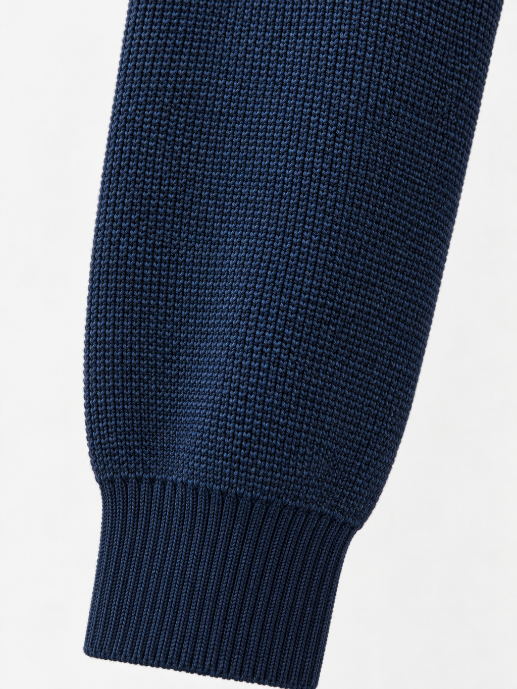 Maglione girocollo in maglia - Blu navy