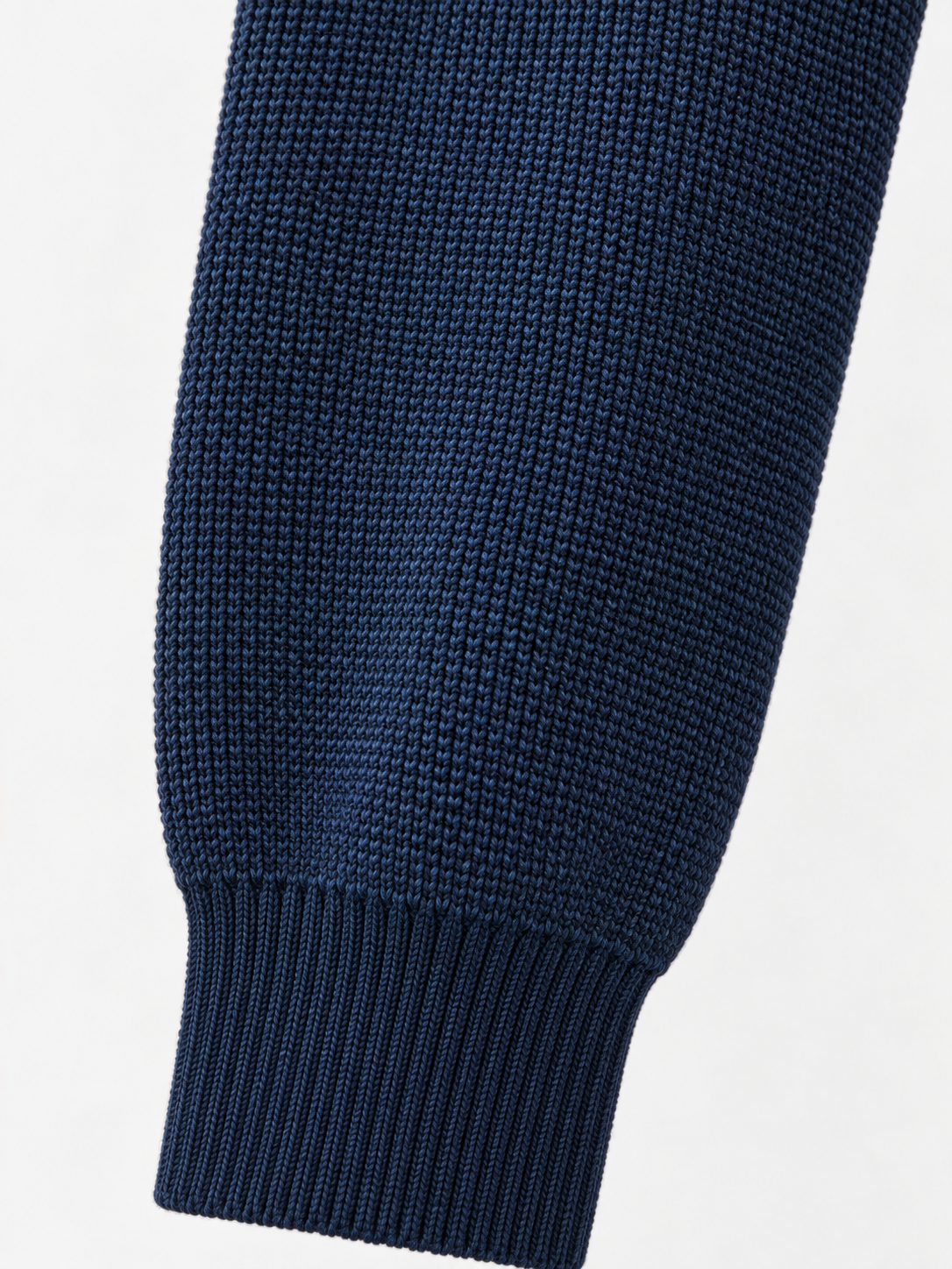 Maglione girocollo in maglia - Blu navy