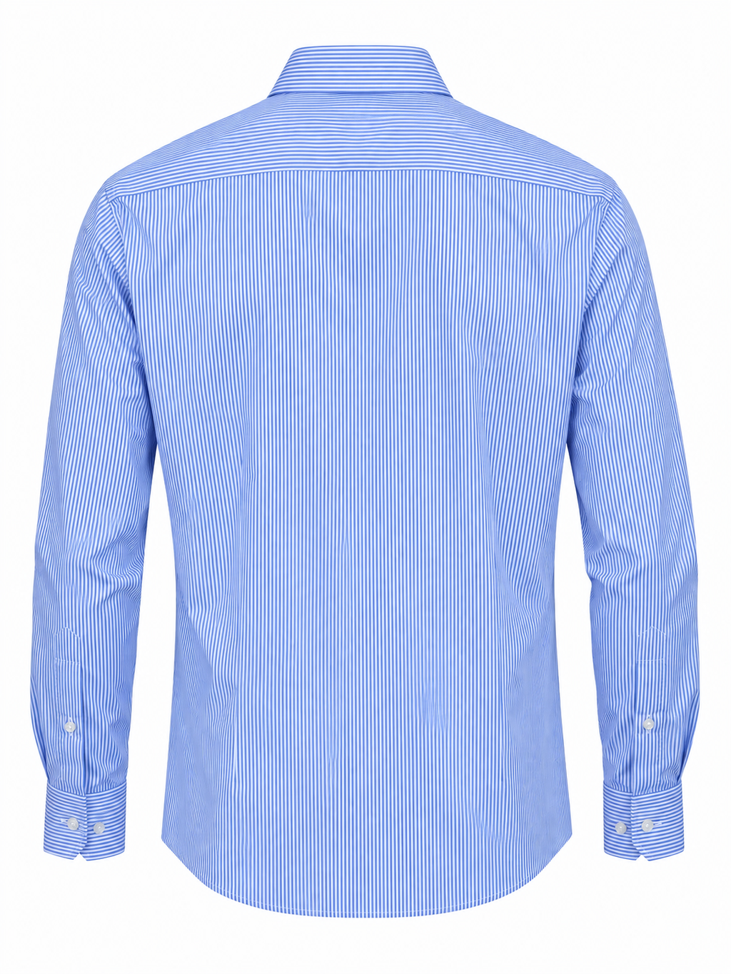 Camicia Regular Fit a Righe Sottili - celeste