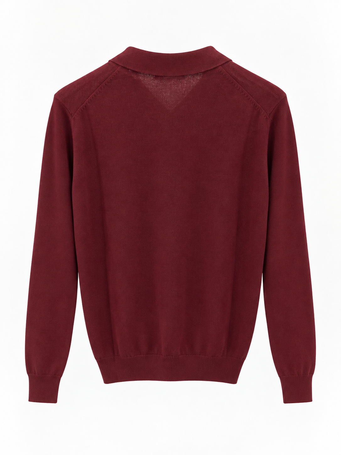 Polo in Maglia Rasata - BORDEAUX