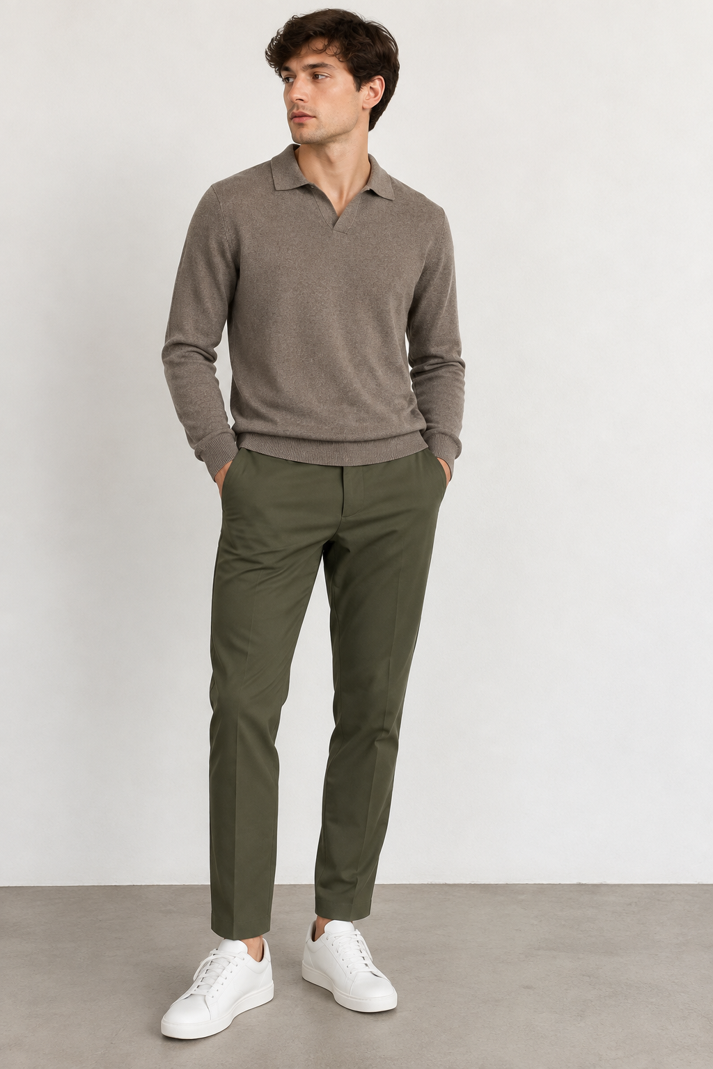 Polo in Maglia Rasata - TORTORA