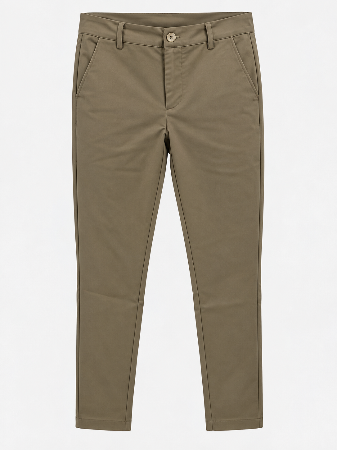 Pantalone Slim Fit in Tessuto Tecnico - BEIGE