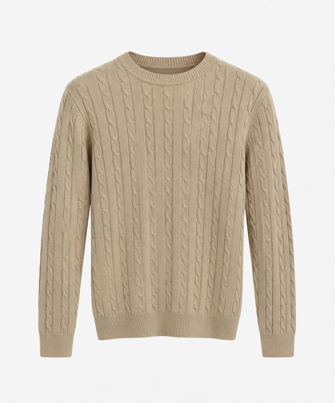 Maglione uomo in misto lana - Beige