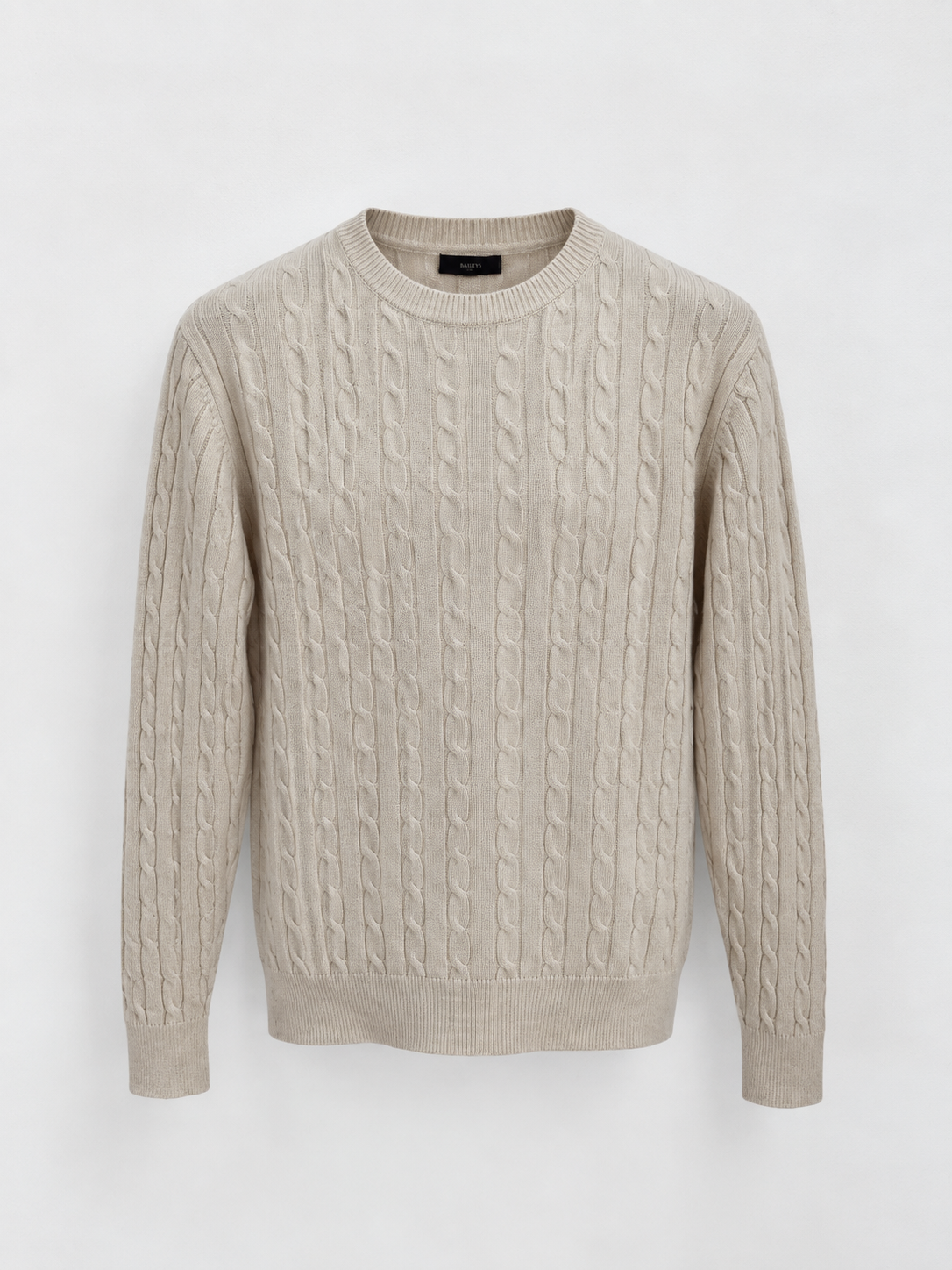 Maglione uomo in misto lana - Bianco