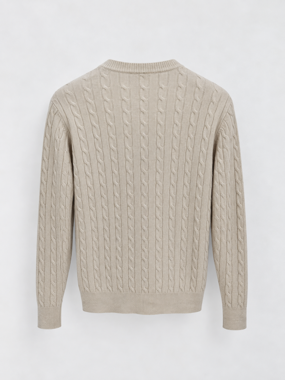 Maglione uomo in misto lana - Bianco