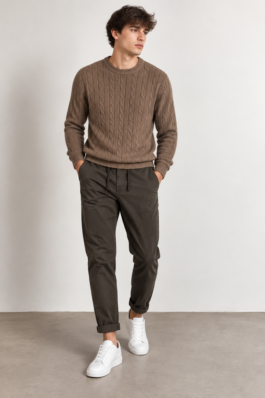 Pantalone Chinos Slim Fit - Coccio