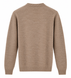 Maglione Uomo Girocollo - Beige