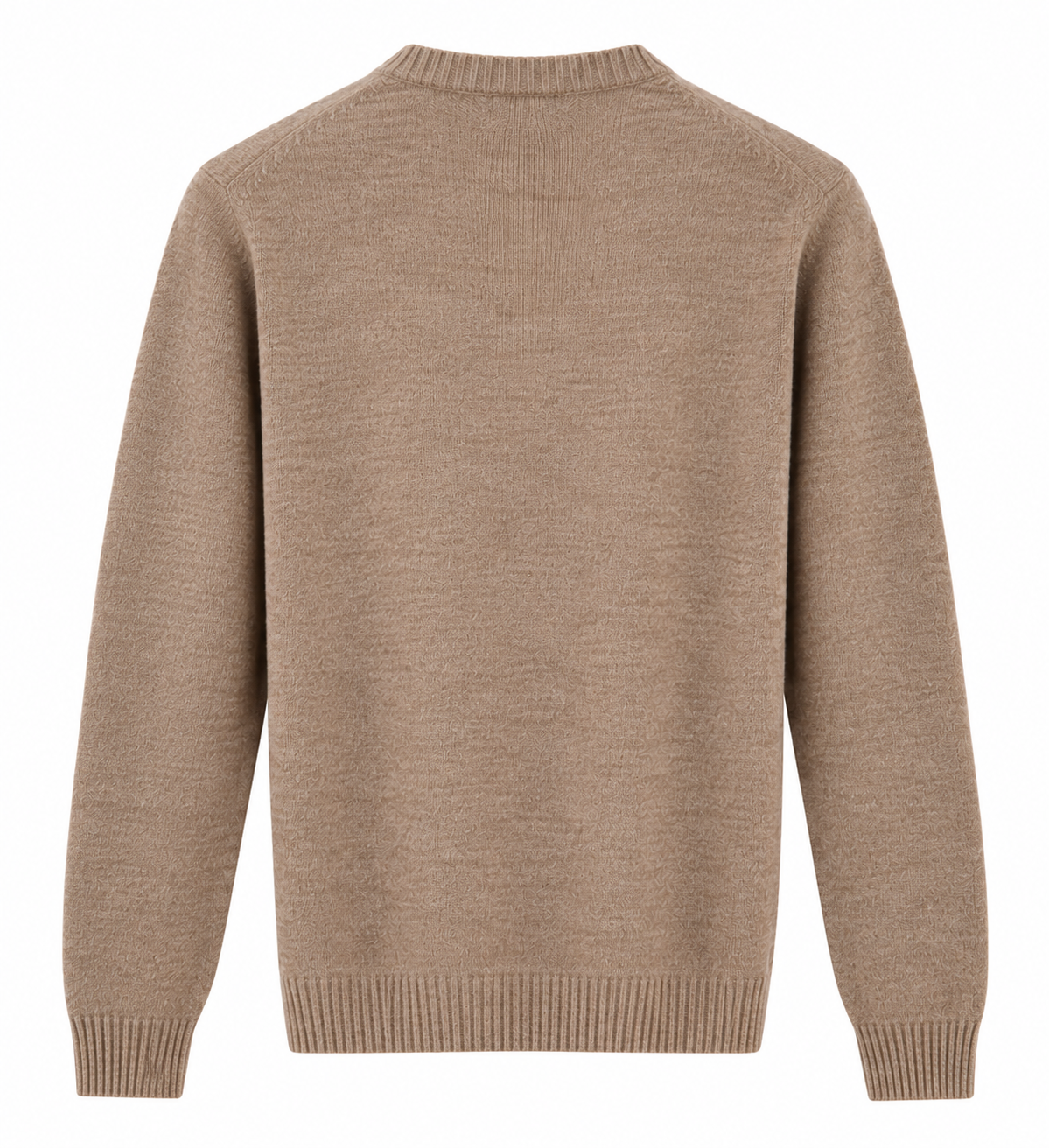 Maglione Uomo Girocollo - Beige
