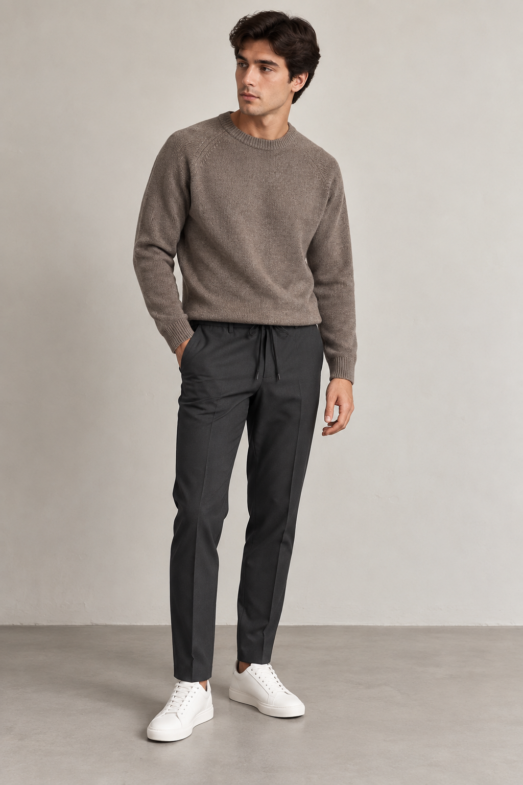 Pantalone Elastico Pesante - Grigio