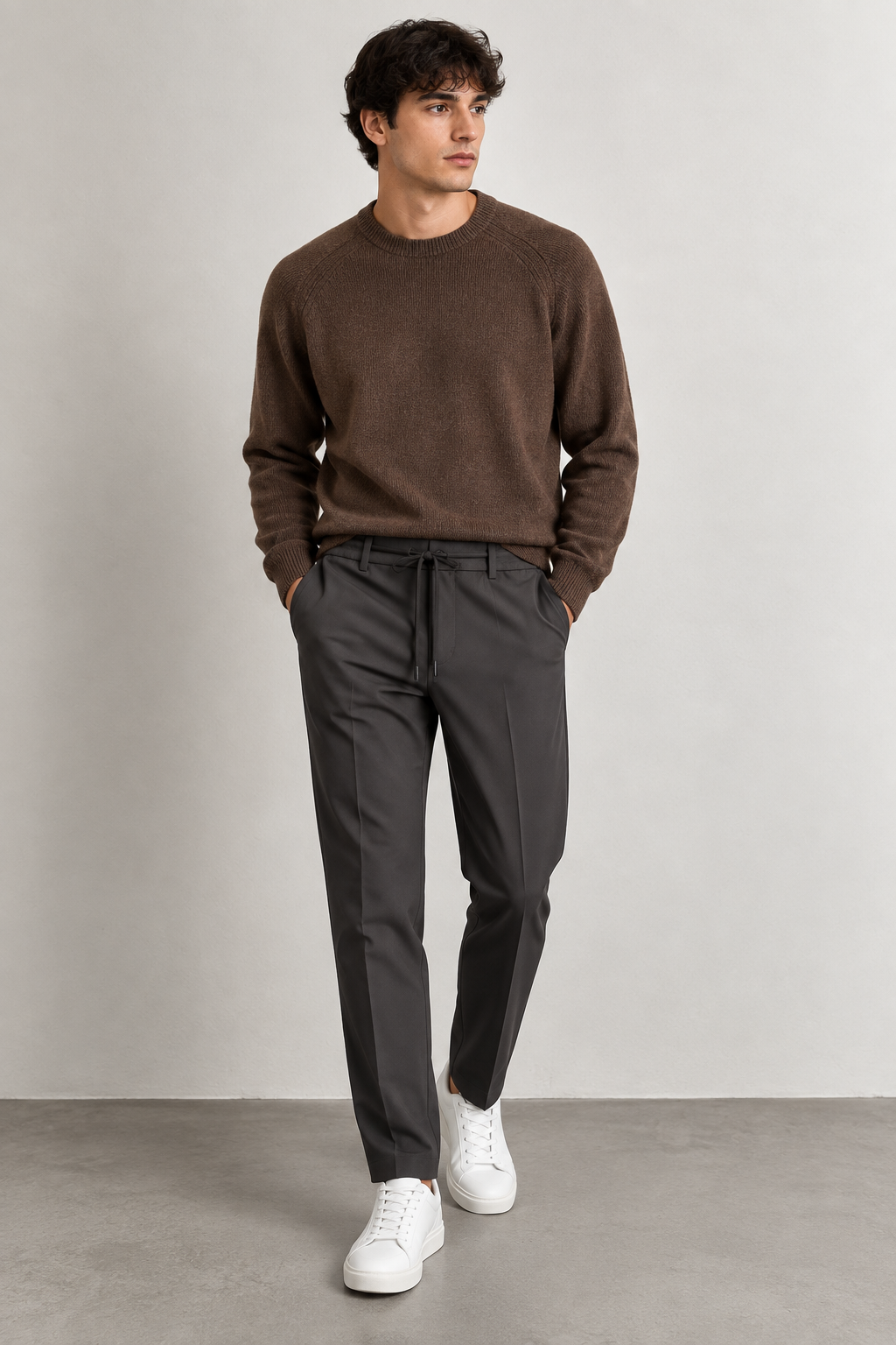Pantalone Elastico Pesante - Nero
