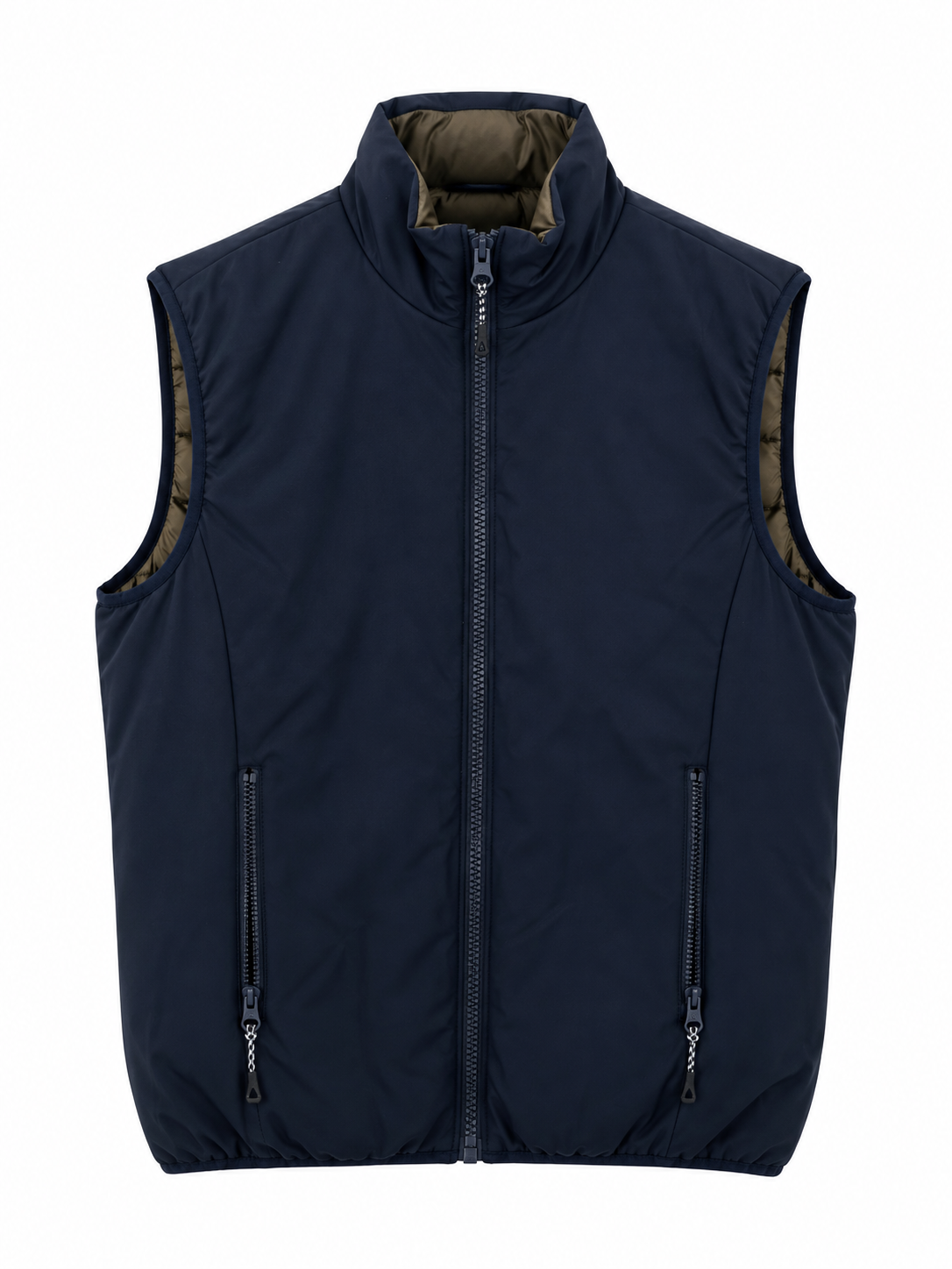 Smanicato imbottito reversibile - Blu navy