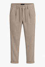 Pantalone con Laccio Elasticizzato - Beige