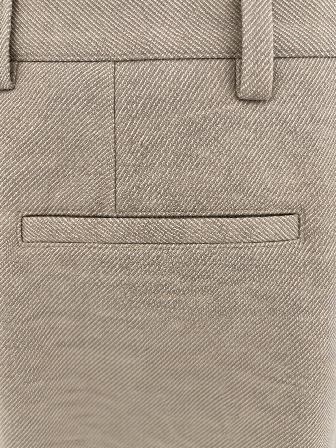 Pantalone con Laccio Elasticizzato - Beige