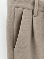 Pantalone con Laccio Elasticizzato - Beige
