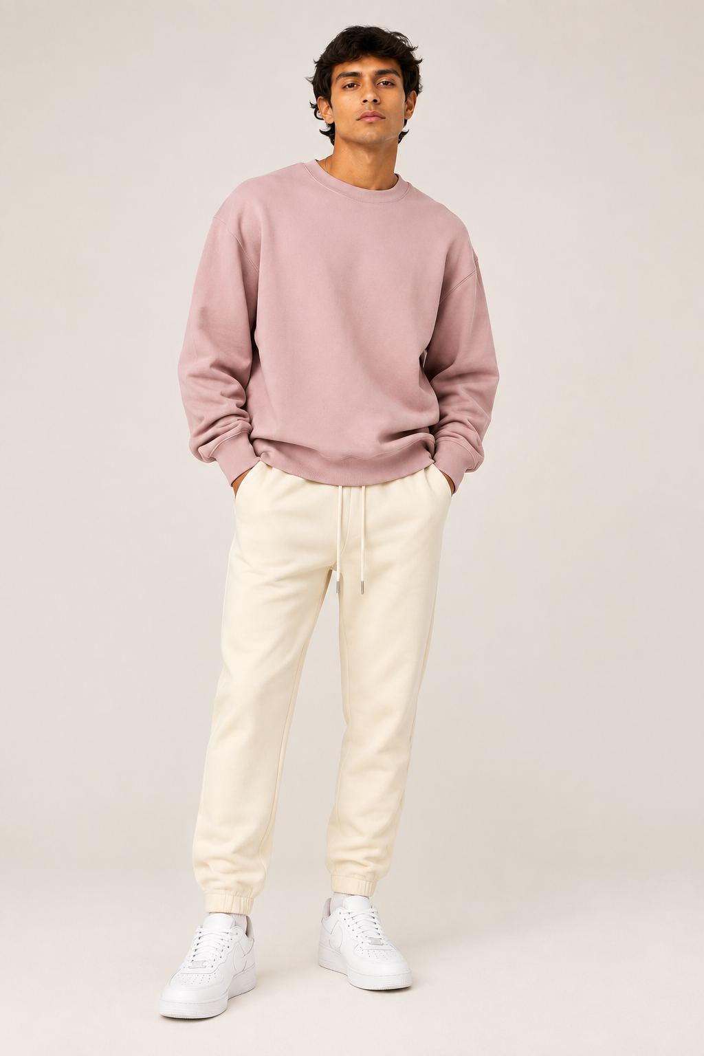 Felpa Girocollo - Rosa