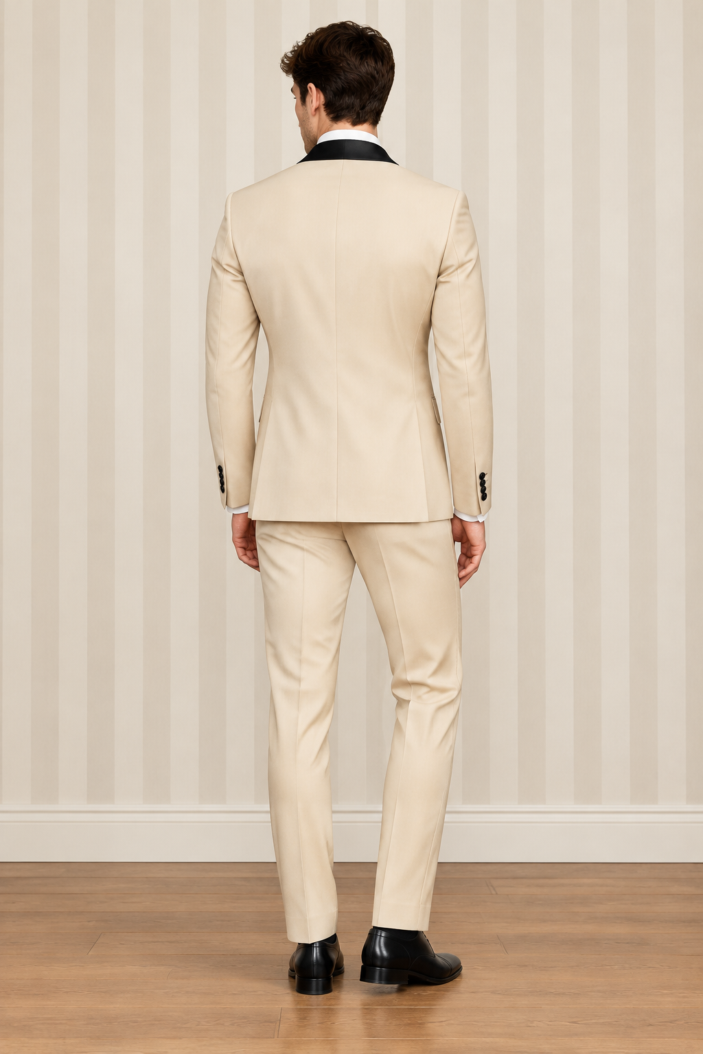 smoking 3 pezzi - beige