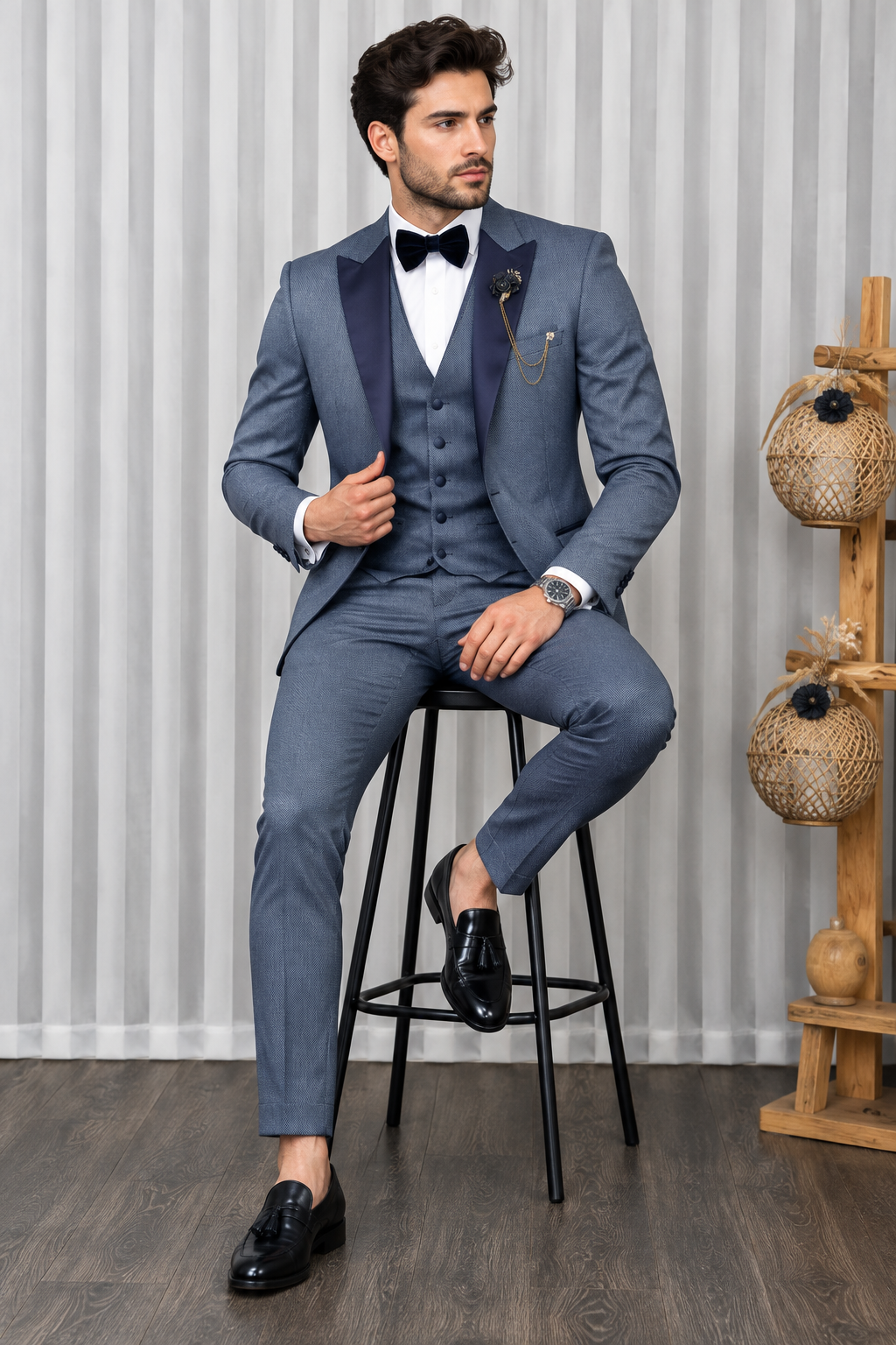 abito 3 pezzi MILANO - jeans - fronte
