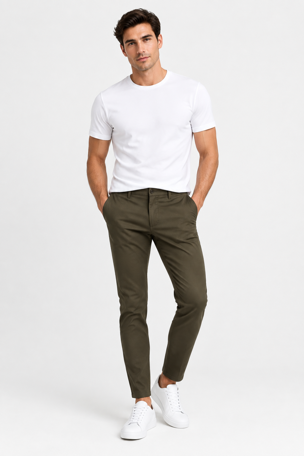 Pantalone chinos - Khaki