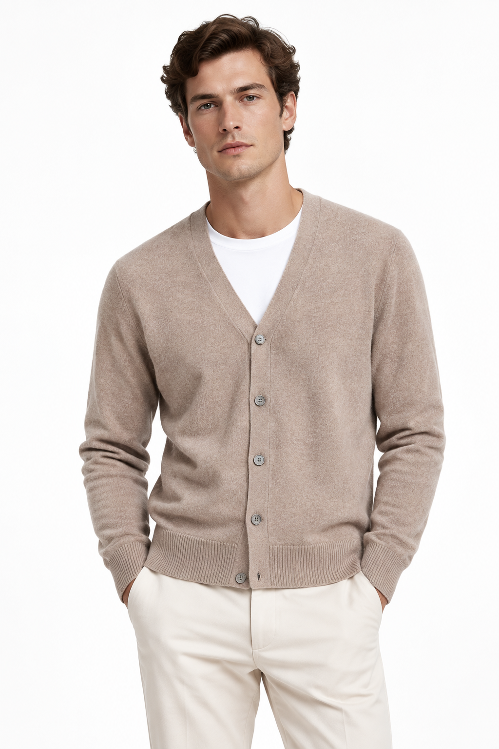 cardigan - camel
