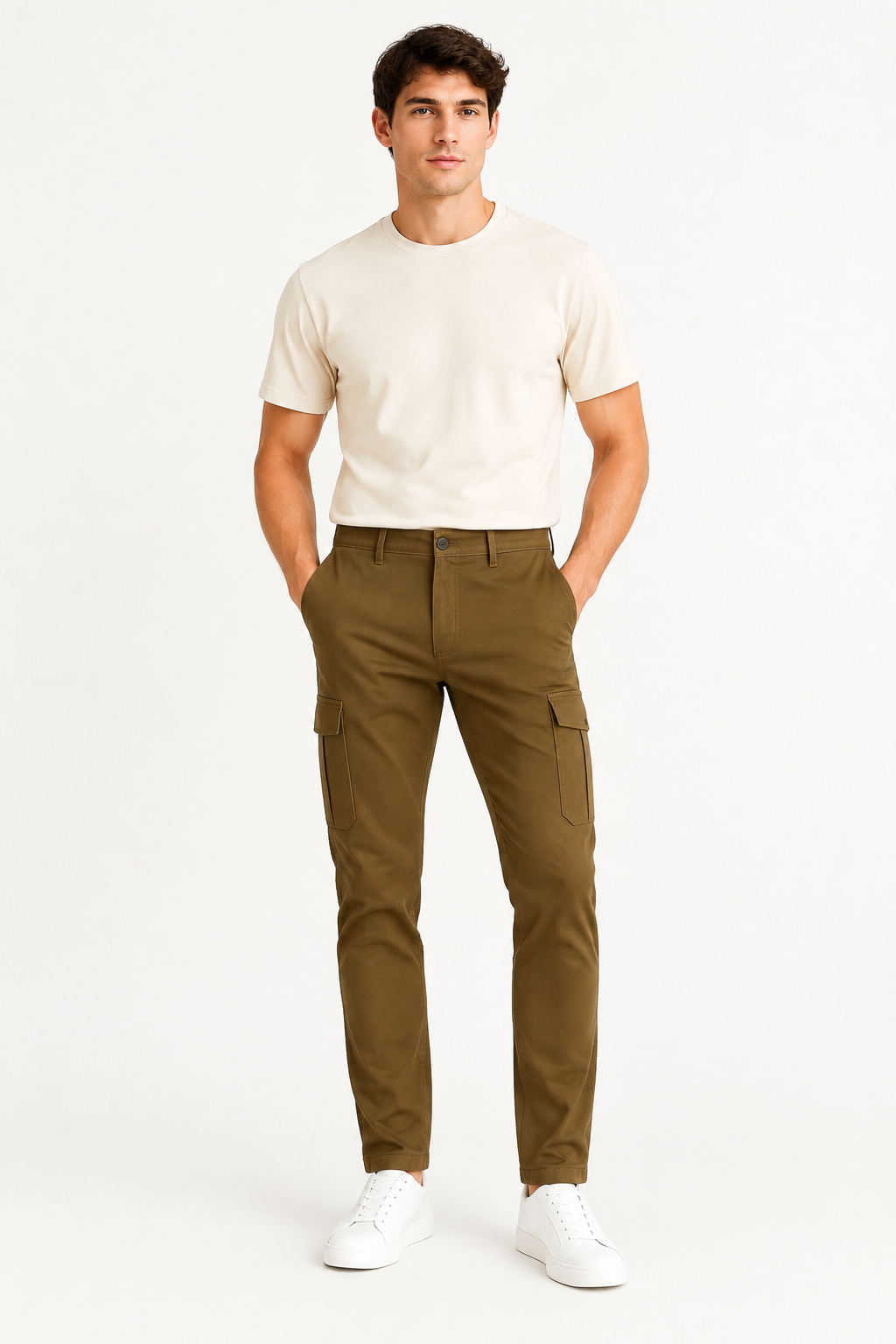 Pantalone Cargo - Khaki