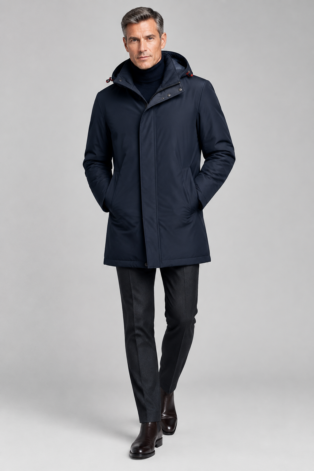 PARKA - BLU NAVY