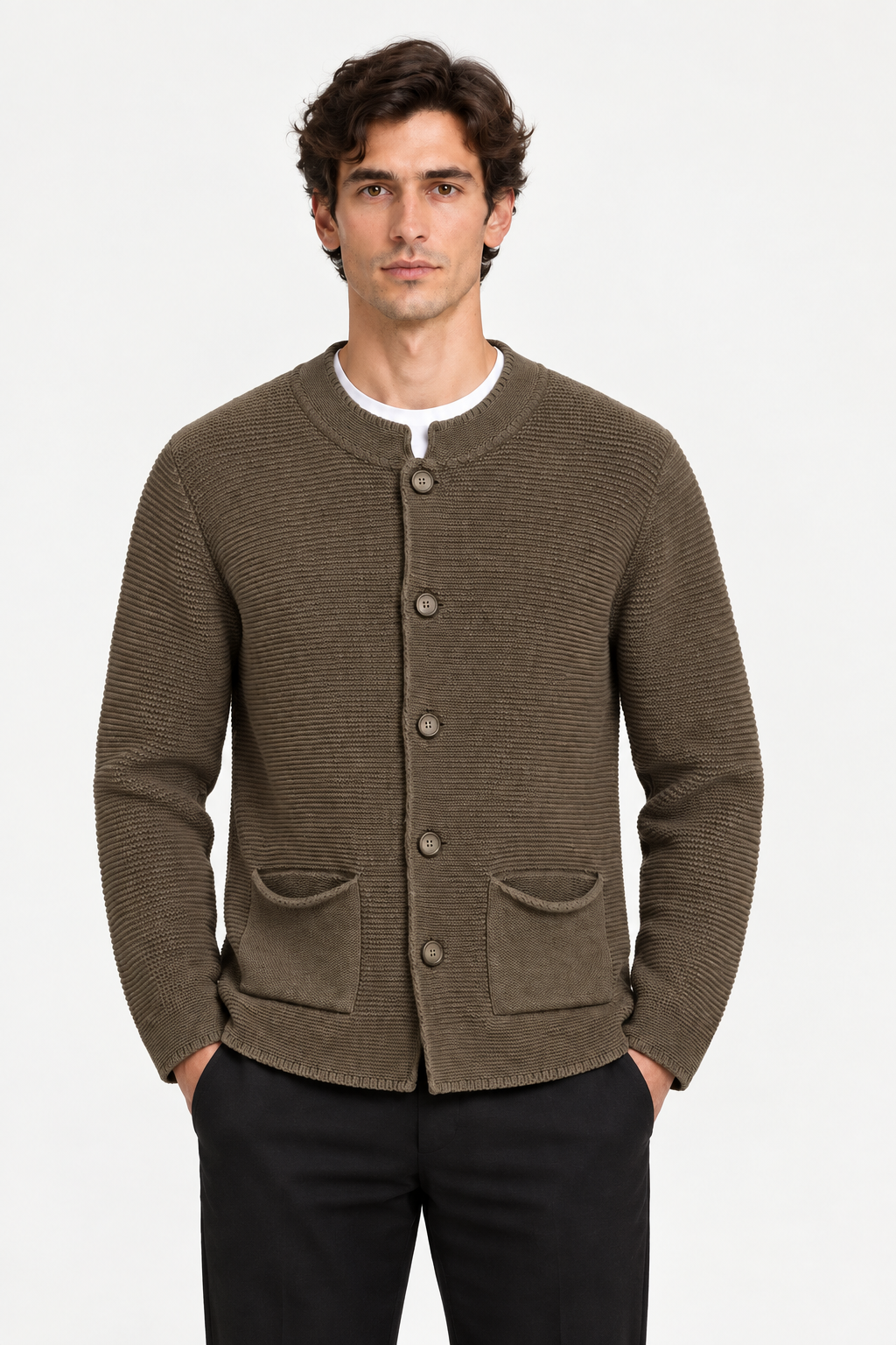 cardigan - fango