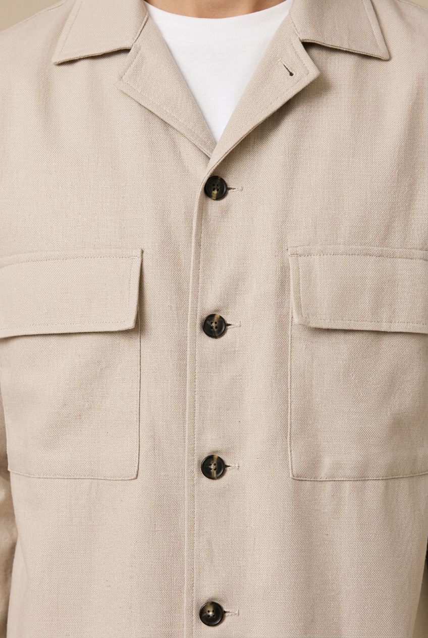 Coordinato Pesante Rigatino - Beige