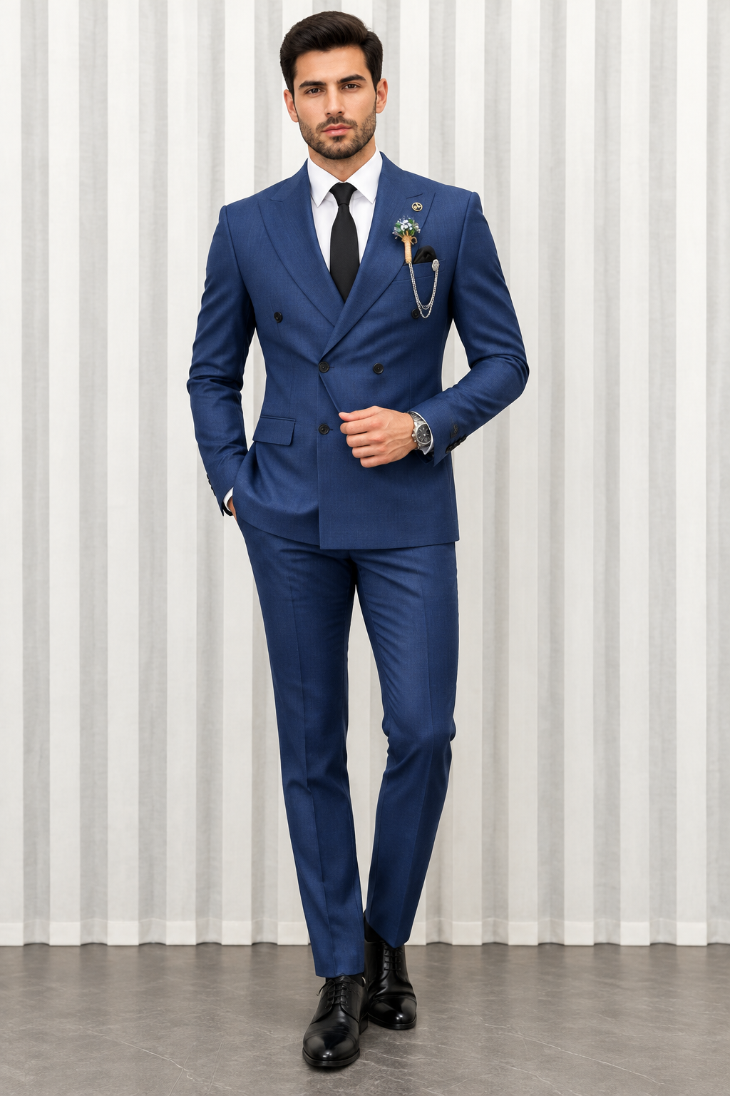 doppio petto - blu