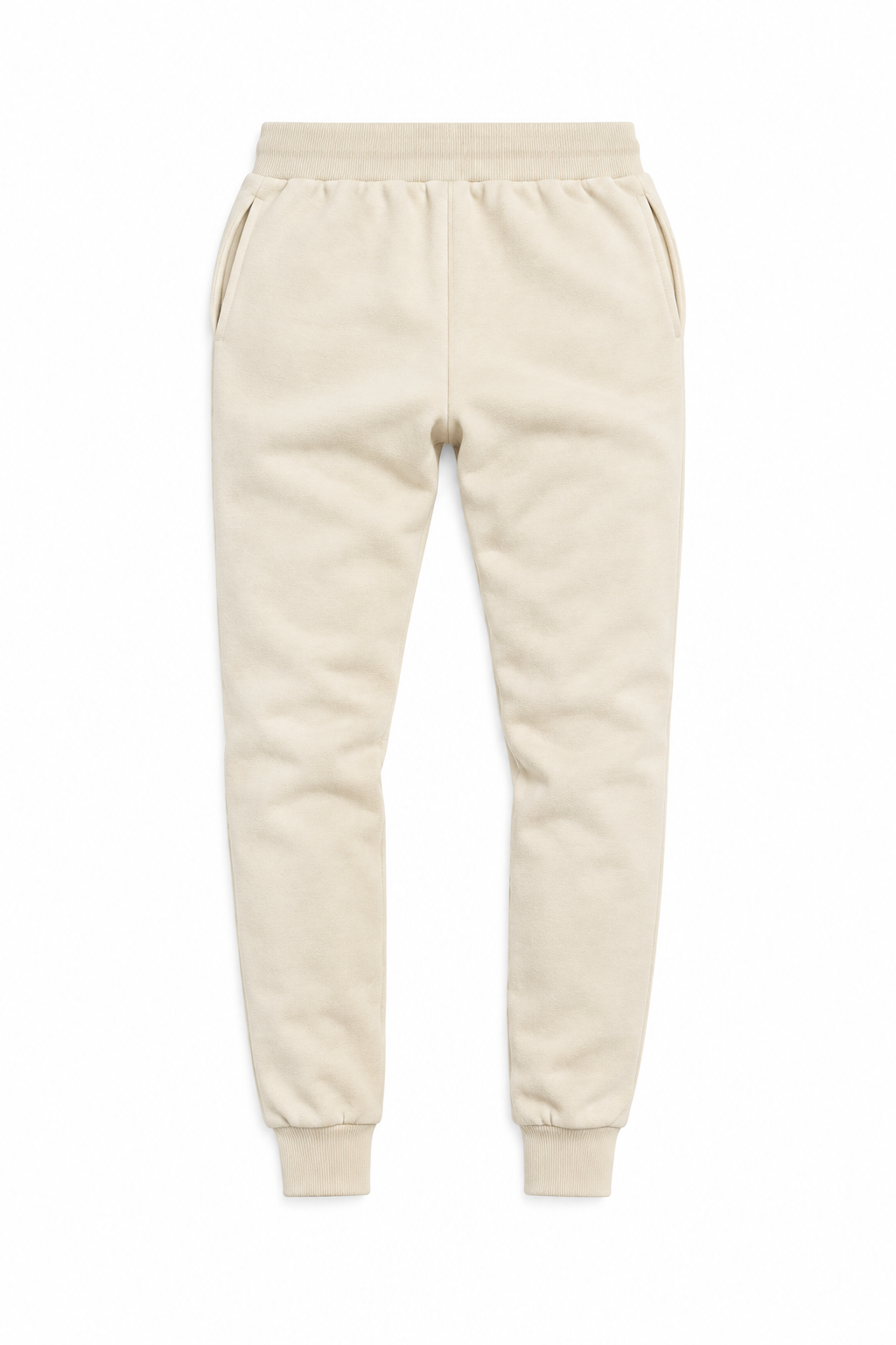 Jogger felpato - bianco