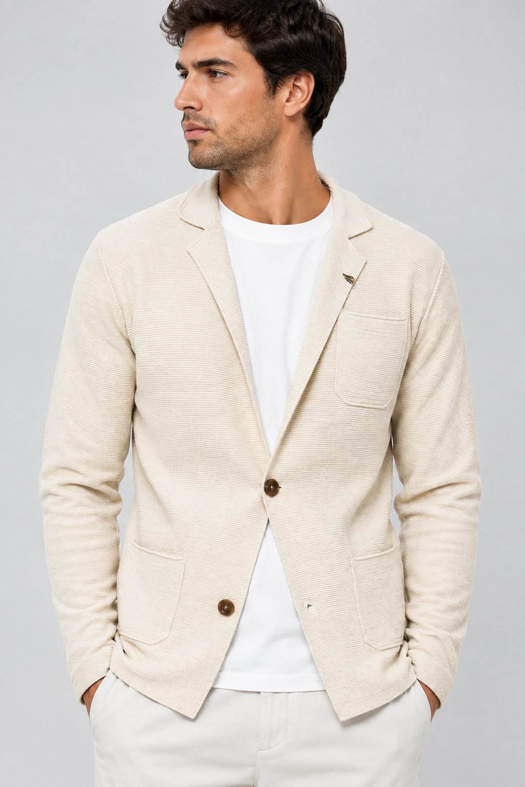 cardigan - bianco