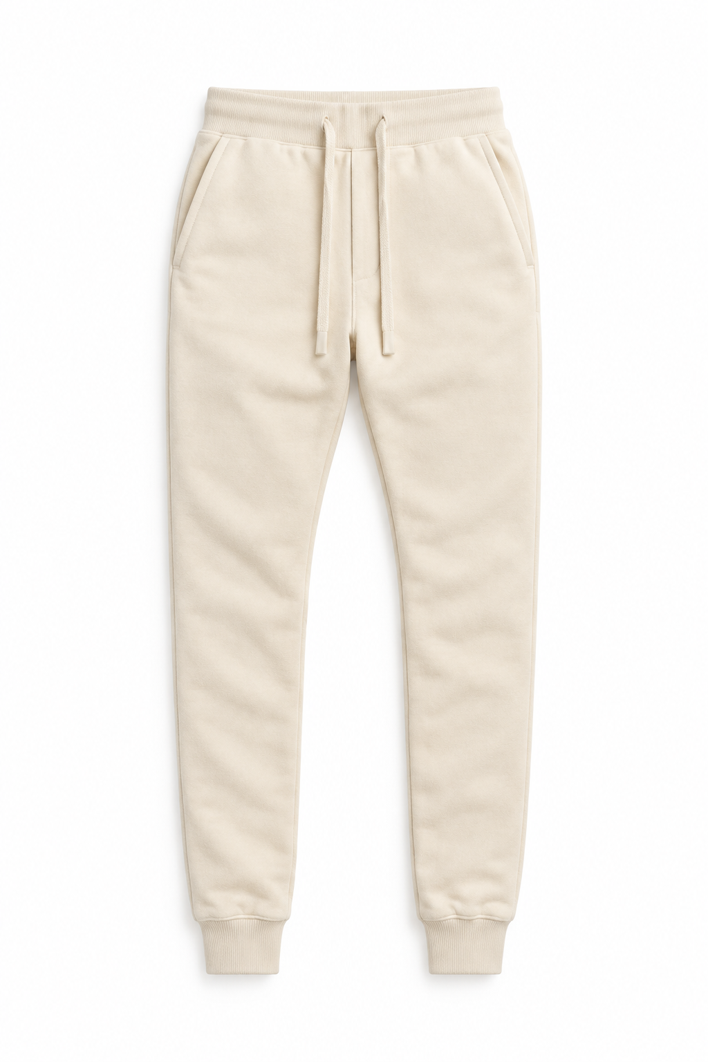 Jogger felpato - bianco