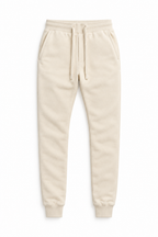 Jogger felpato - bianco