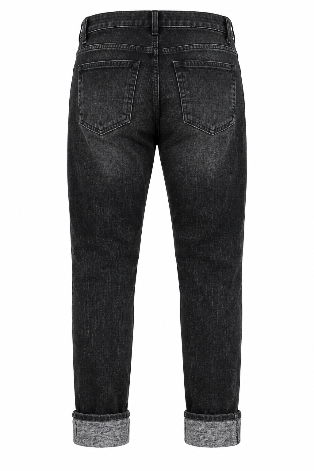Jeans felpato NT8168-4 nero - Vista posteriore