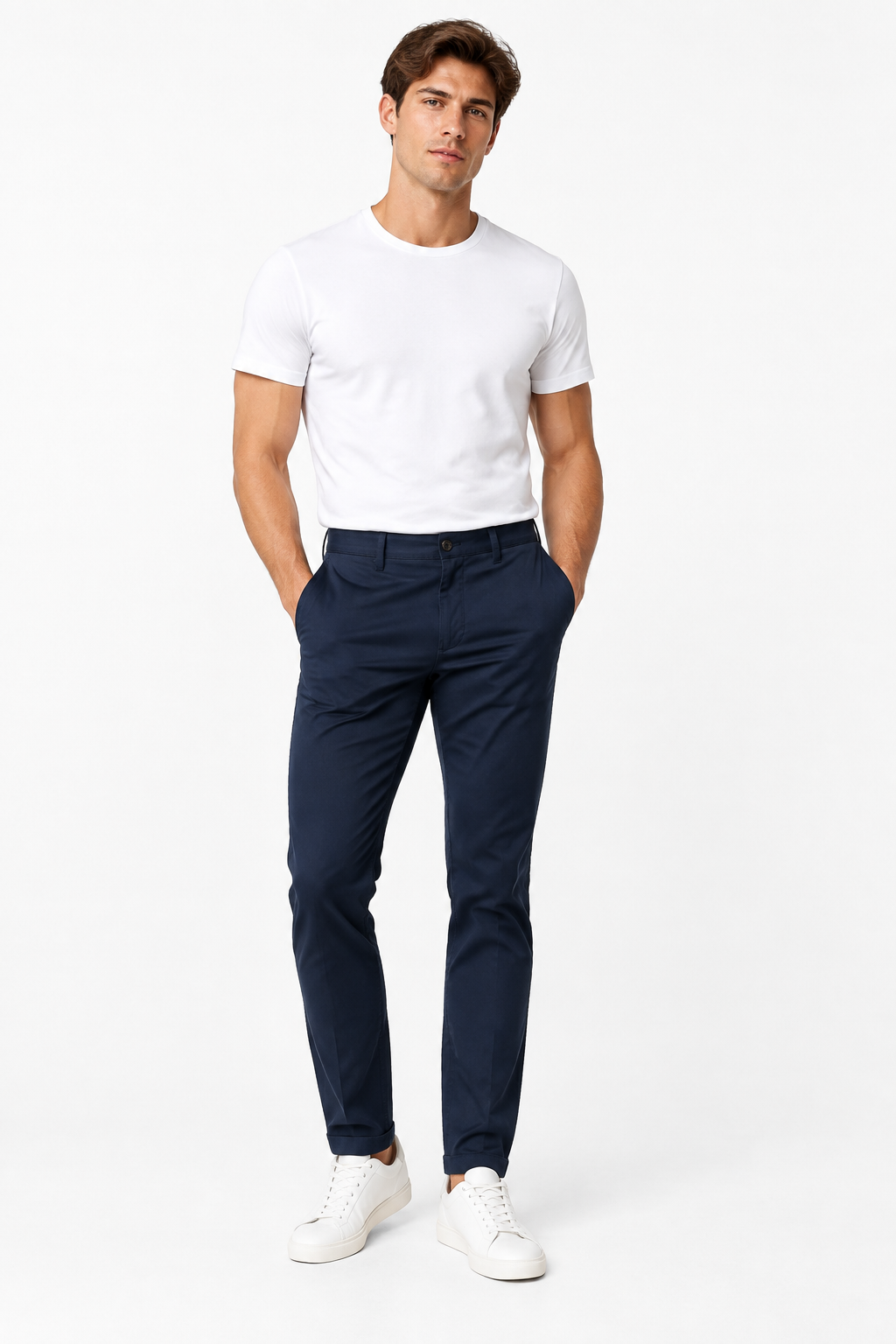 Pantalone Chino - Blu