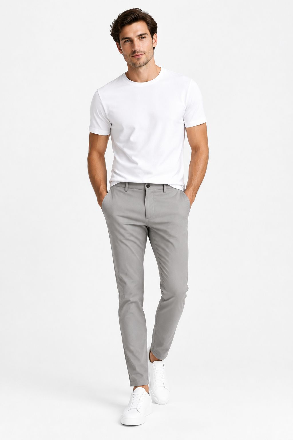 Pantalone chinos - Grigio