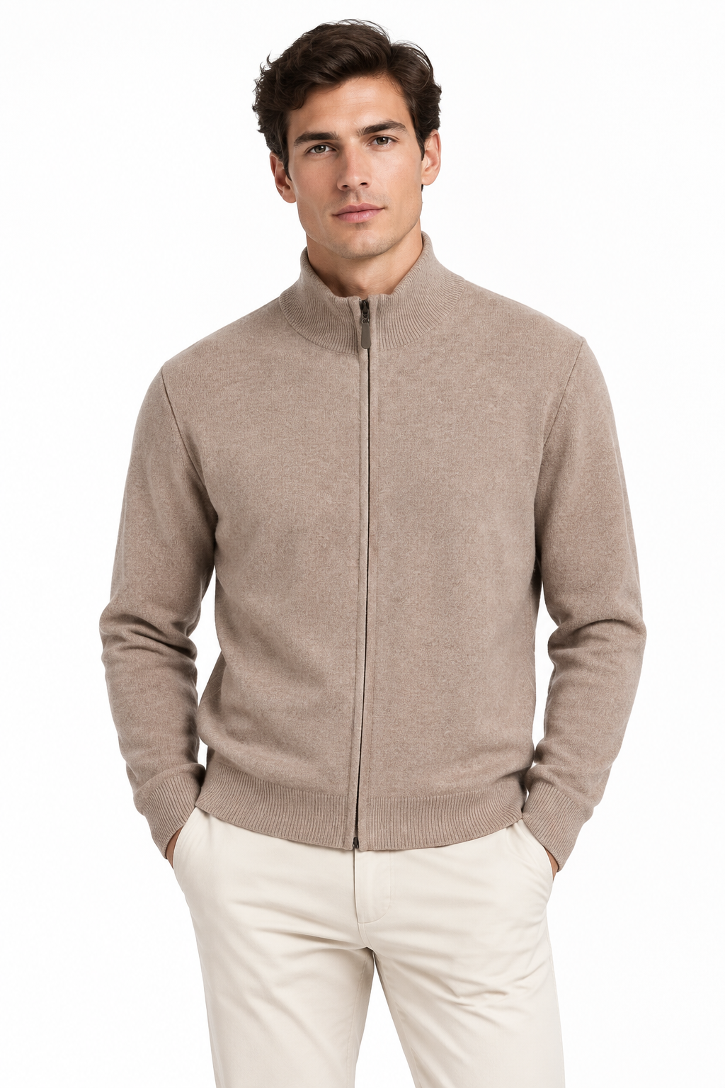 maglione - camel