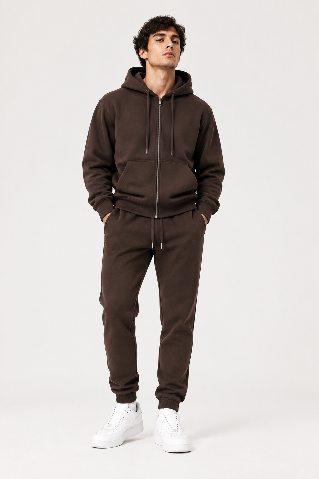 Pantalone Jogger Slim - Caffè