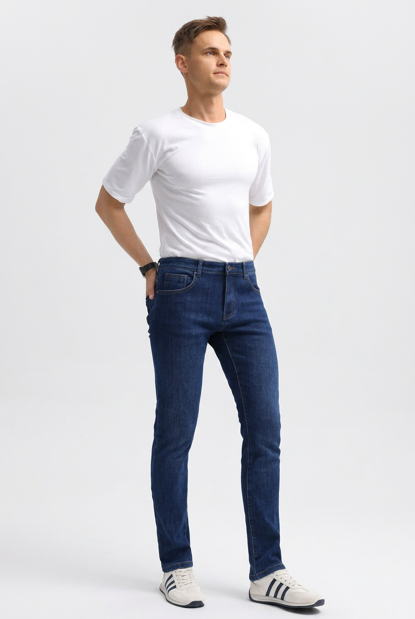 Jeans - Denim Blu