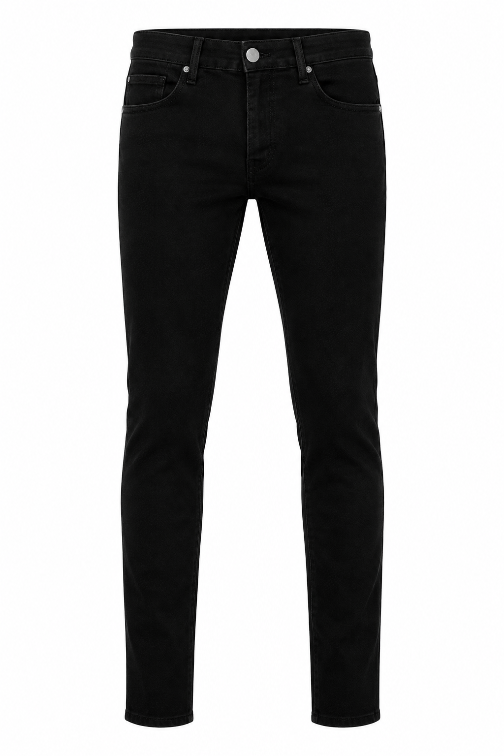 Jeans Slim Fit Nero - Fronte