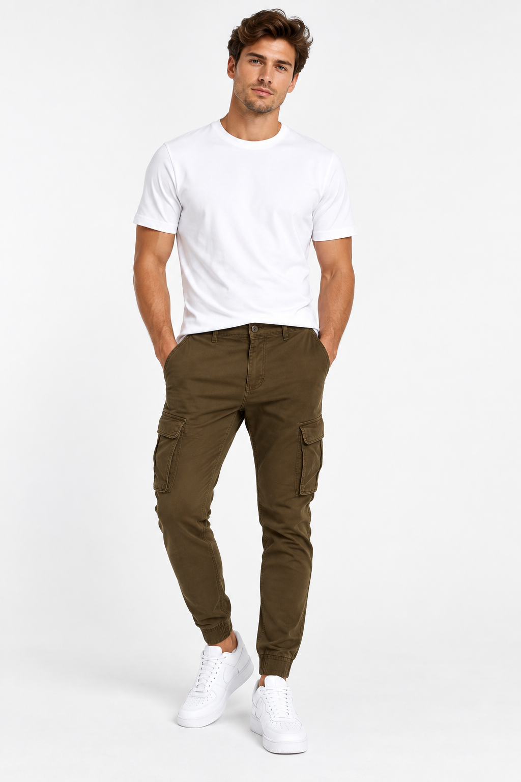 Pantalone cargo NL197 - Nero