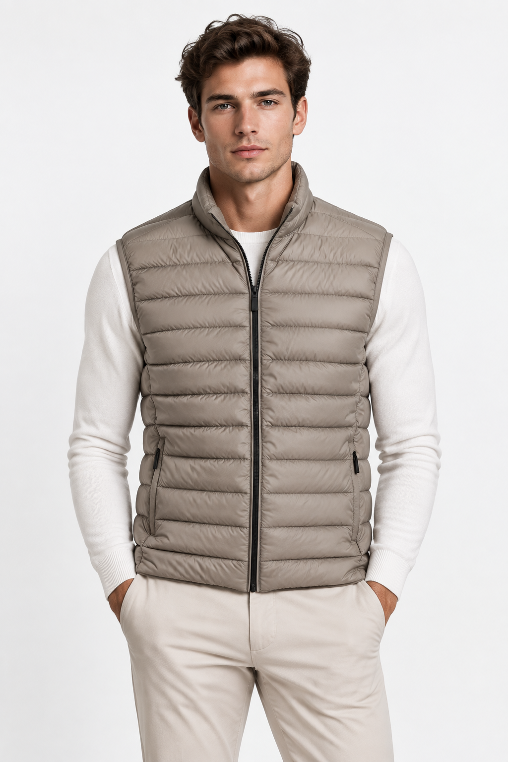 Gilet imbottito - beige