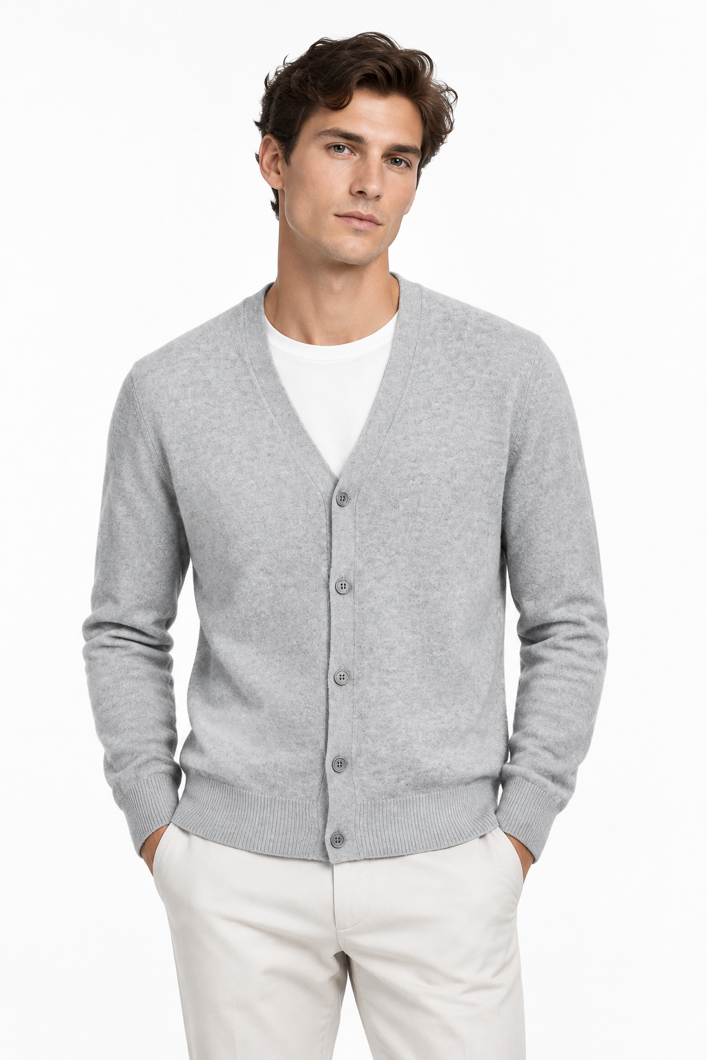 cardigan - grigio