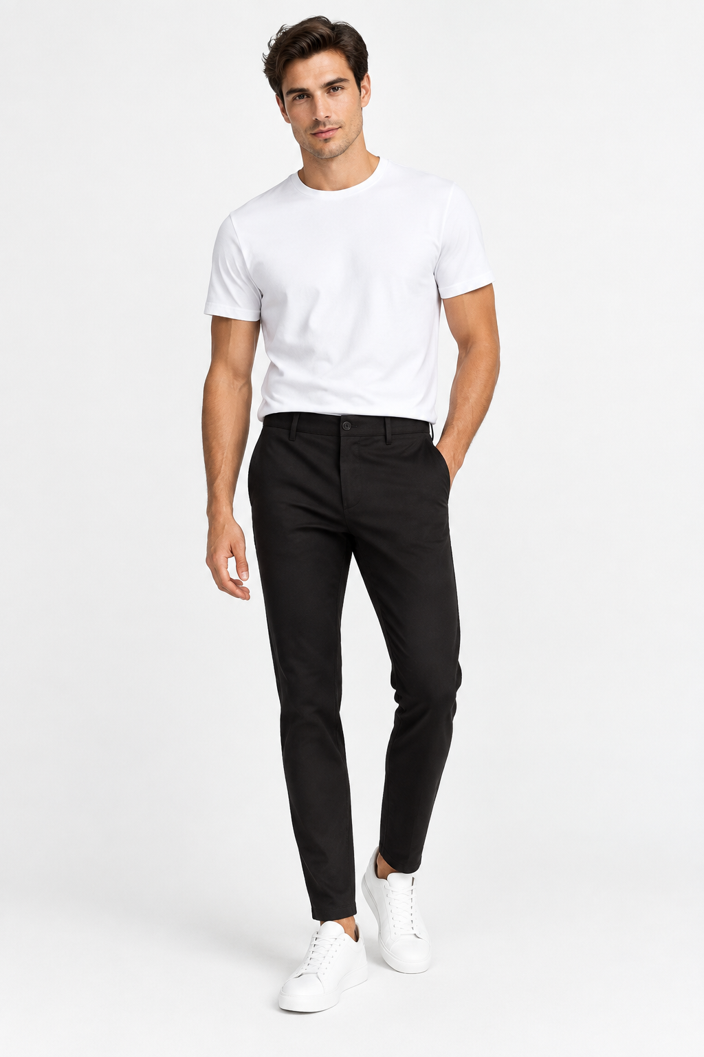 Pantalone chinos - Nero
