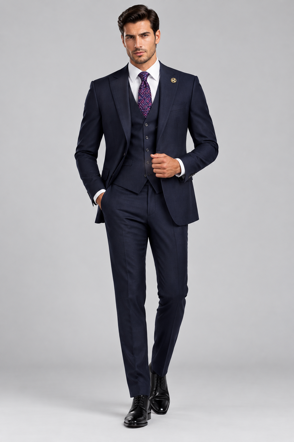 Abito Tre Pezzi - Blu Navy