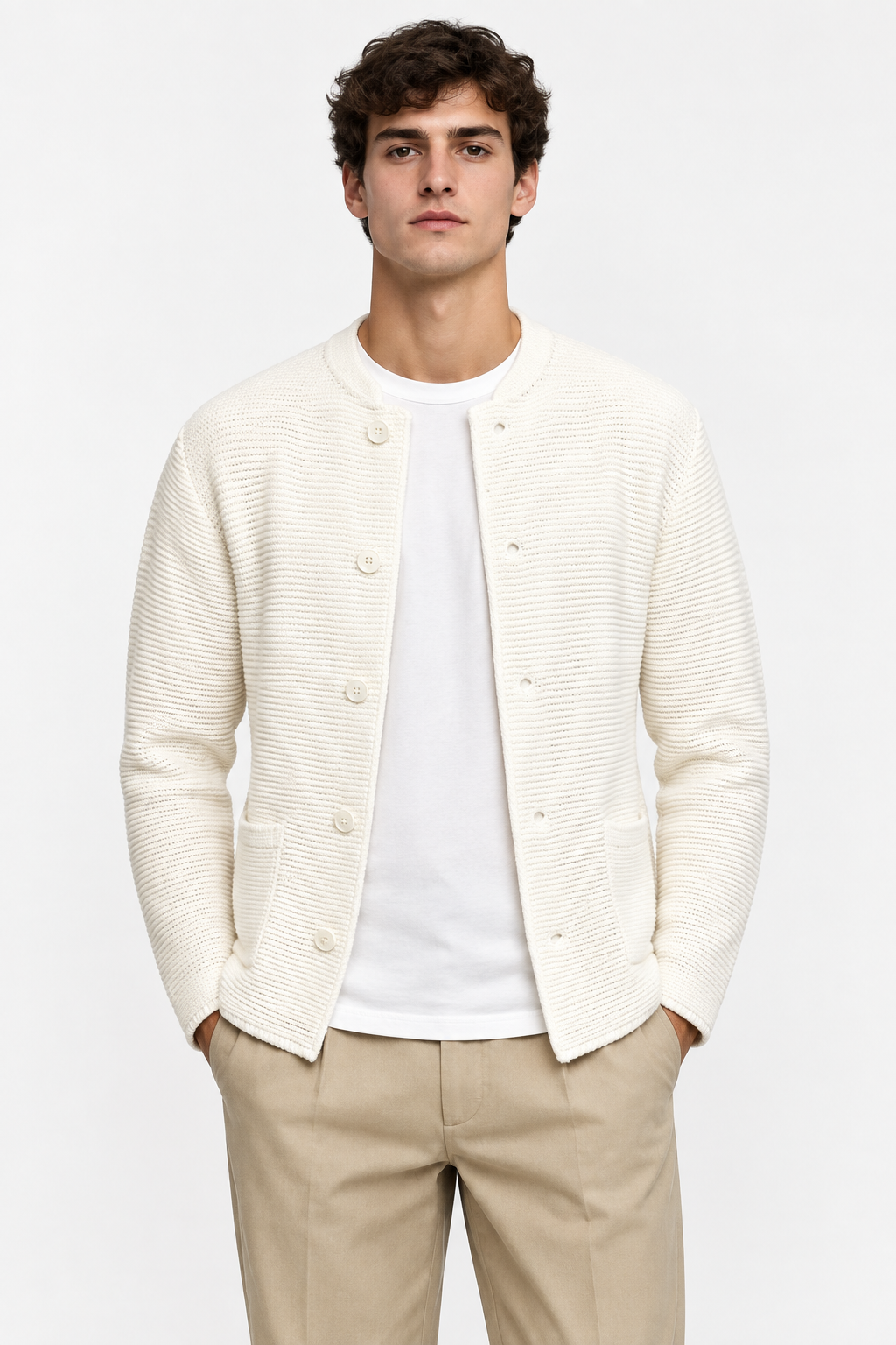 cardigan - bianco
