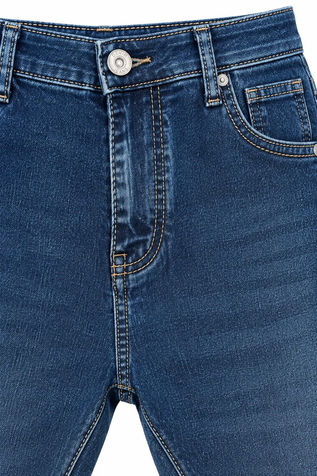 Jeans Slim Fit Blu Scuro - Dettaglio Cuciture