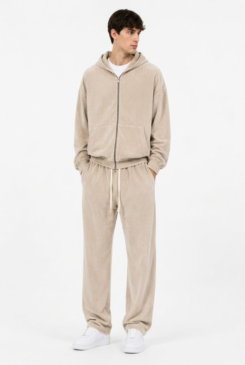 Tuta Scamosciata - Beige