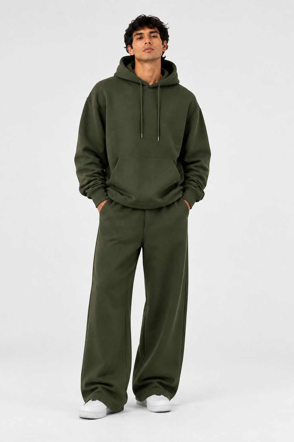 Felpa Hoodie - Verde