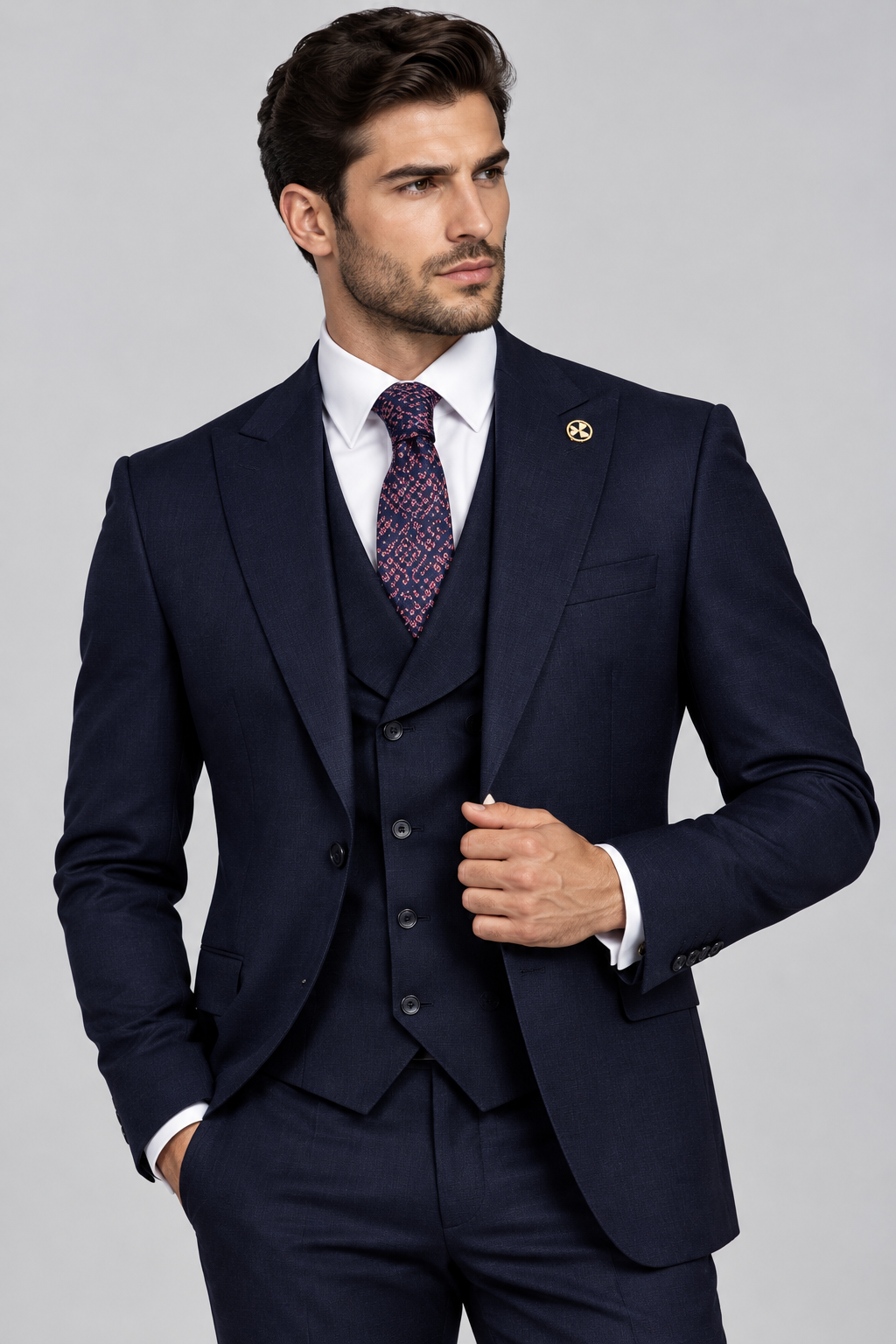 Abito Tre Pezzi - Blu Navy