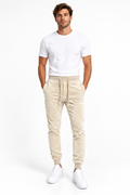 Jogger felpato - bianco